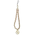 GUESS GUSTSAS4P Telefonirihm roosa/roosa kett metallist 4G Charm