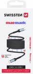 Swissten Magnetiline USB-C andmekabel, automaatne kokkupimine, 60W, 1m