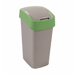 Curver Pacific Flip waste bin for sorting, tilting, 50L, green (CUR000175)