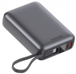 Swissten Power Bank 20000 mAh 45W sisemise USB-C kaabliga