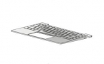 HP TOP COVER PLG W KB BL SL