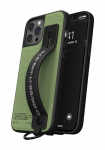 Diesel Handstrap Case Utility Twill Cover Must/roheline, Apple iPhone 12 Pro Max jaoks