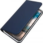 DUX DUCIS wallet case SKIN PRO for IPHONE 16e blue