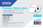 EPSON Premium Matte Label - Continuous Roll: 51mm x 35m