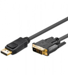 Goobay 3m DP/DVI DisplayPort Black