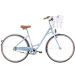 Bicycle ROMET Pop Art Eco, with front basket, light blue (M)