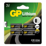 GP LITHIUM BATTERY CR123A Lithium CR 123A, Single-use