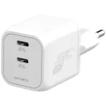 4smarts Seinaplad PDPlug SiC Dual 45W 2xUSB-C valge