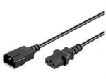 MicroConnect Power Cord C13 F - C14 M 0.6m IEC 60320 C13 - IEC 60320 C14