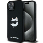 Karl Lagerfeld KLHMP15MSCHPPLK iPhone 15 Plus / 14 Plus 6.7" tarny/must hardcase Silikoonist Choupette Head MagSafe