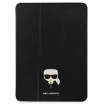 Karl Lagerfeld Saffiano KLFC11OKHK kaanekott tahvliele Apple iPad 11" Pro 2021, must