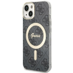 Guess GUHMP14MH4STK iPhone 14 Plus / 15 Plus 6.7" czarny/black hardcase 4G MagSafe