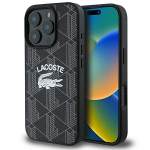 Lacoste LCHMP16LPIGK iPhone 16 Pro 6.3"czarny/black hardcase Monogram Vintage Logo MagSafe