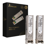 Extralink SFP 1.25G 2-pack | SFP moodul | 1.25Gbps, LC/UPC, 850nm, 550m, multi mode, DOM