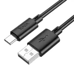 Hoco USB-kaabel A-st USB-C-sse, 3A, 2 m, must, X88