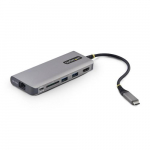 StarTech.com USB-CHDMI multiport-adapter, 140W PD laadimine, 4K 60Hz, 3-portiline 10Gbps USB-hub, SD-kaardipesa, 2.5GbE, mini-dokk MacBookile / Dellile / Thinkpadile / HP-le