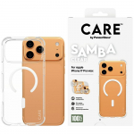 PanzerGlass CARE etui Fashionable Samba valge MagSafe'iga iPhone'ile 17 Pro Max lbipaistev