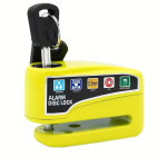 Riff LOCK07 universaalne alarmsusega kettpidurilukk Jalgratastele/Elektriratastele/Kolmerattalisele/Vankritele Kollane