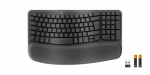 LOGITECH Wave Keys for Business (schwarz, DE-Layout, Logi Bolt, Bluetooth, fr Windows/macOS/ChromeOS/Android/Linux)