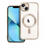ELECTRO MAG COVER case compatible with MagSafe for IPHONE 13 gold