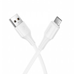 USB A kabel Hoco 2,4A 1 m X120 valge