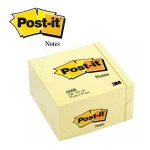 3M Post-it 636B mrkmikukarp, 76 x 76 mm, kollane (7100172238)