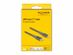 Delock USB Type-C, lightning, grau 1m