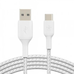 BELKIN BoostCharge USB kaabel 2 m USB A USB C valge