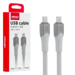 Amio X111 andmelek ja laadimiskaabel | USB-C kuni USB-C | 60W | 3m
