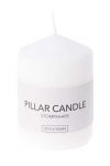 Home Styling Collection Candle pillar white 9x7cm