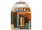 Ansmann Lithium Batterie CR123A/CR17335 (1 Stck, CR123A)