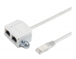MicroConnect Kaabli splitter (Y-adapter) RJ45 adapter 10cm kaabel