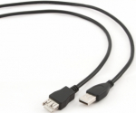 Gembird USB-male - USB-female 3m mustTranslation: USB-male - USB-female 3m black