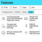 HEWLETT-PACKARD HP LaserJet Pro M110w printer A4 monohromne laserprinter, printimine, WiFi, 20 ppm, 1001000 leheklge kuus