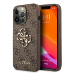 GUESS GUHCP13X4GMGBR iPhone 13 Pro Max 6,7" brzowy/pruun hardcase 4G Big Metal Logo
