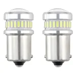 Amio LED CANBUS 3014 24SMD + 3030 6SMD 1156 BA15S P21W R10W R5W Valge 12V/24V