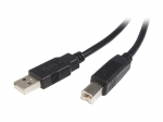 StarTech.com 5m USB 2.0 A-st B-ni kaabel M/M USB-kaabel 5m Sort