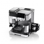 NINJA | Espresso kohvimasin | ES601EU Luxe Caf Premier | Pumba rhk 11 baari | Integreeritud piimavahustaja | Javakohvi jaoks | 1650 W | Must/Roostevaba teras