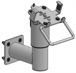 Ergonomic Solutions Wall mount for SumUp AIR E205 - BLACK-