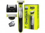 Philips QP2734/31 OneBlade 360 Beard AND Stubble Trimmer, Black/Lime