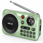 AKAI RAADIO APR-500 USB, BT, TF, AKU, salvestusfunktsioon