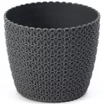 LAMELA Magnolija Jersey lillepot Magnolija Jersey 160x140mm, antratsit