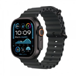 APPLE Watch Ultra 2 GPS + Mobiilside 49mm Must Titaanist Korpus Must Ocean Rihm