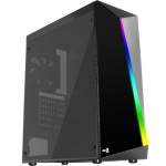 Aerocool Midi Shard Black RGB MicroATX/ATX/Mini-ITX o.N