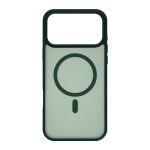 FoneKit MagSafe Soft Touch kaitsekest, iPhone 17 Pro Max, tummanhallikas (6438148063443)
