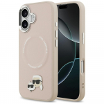 Karl Lagerfeld Karli ja Choupette'i etuikohver MagSafe iPhone'i 17 roosat tihvti