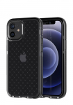 Tech21 Hard Cover Evo Check Smokey Black, Apple iPhone 12 / 12 Pro jaoks