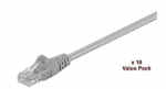 MicroConnect U/UTP CAT5e 2m Grey 10 Pack 1 pcs. = 10 pcs. in one bag