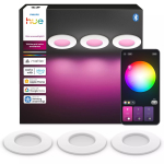 Philips Hue Slim asetatav valgusti, S, valge, 3 kpl (929004291002)
