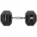 HMS HEX PRO 18 kg kujulise kttesaamistiga kujutatud kujundiga kangel, must
